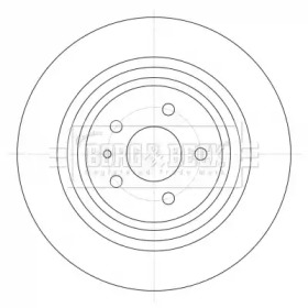 BORG & BECK bbd5422 -  Тормозной диск